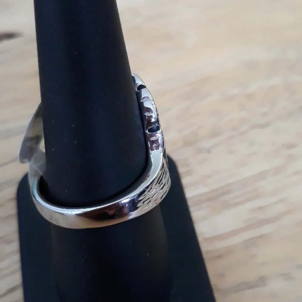 Stainless Steel Eagle Ring Sz 9 Large